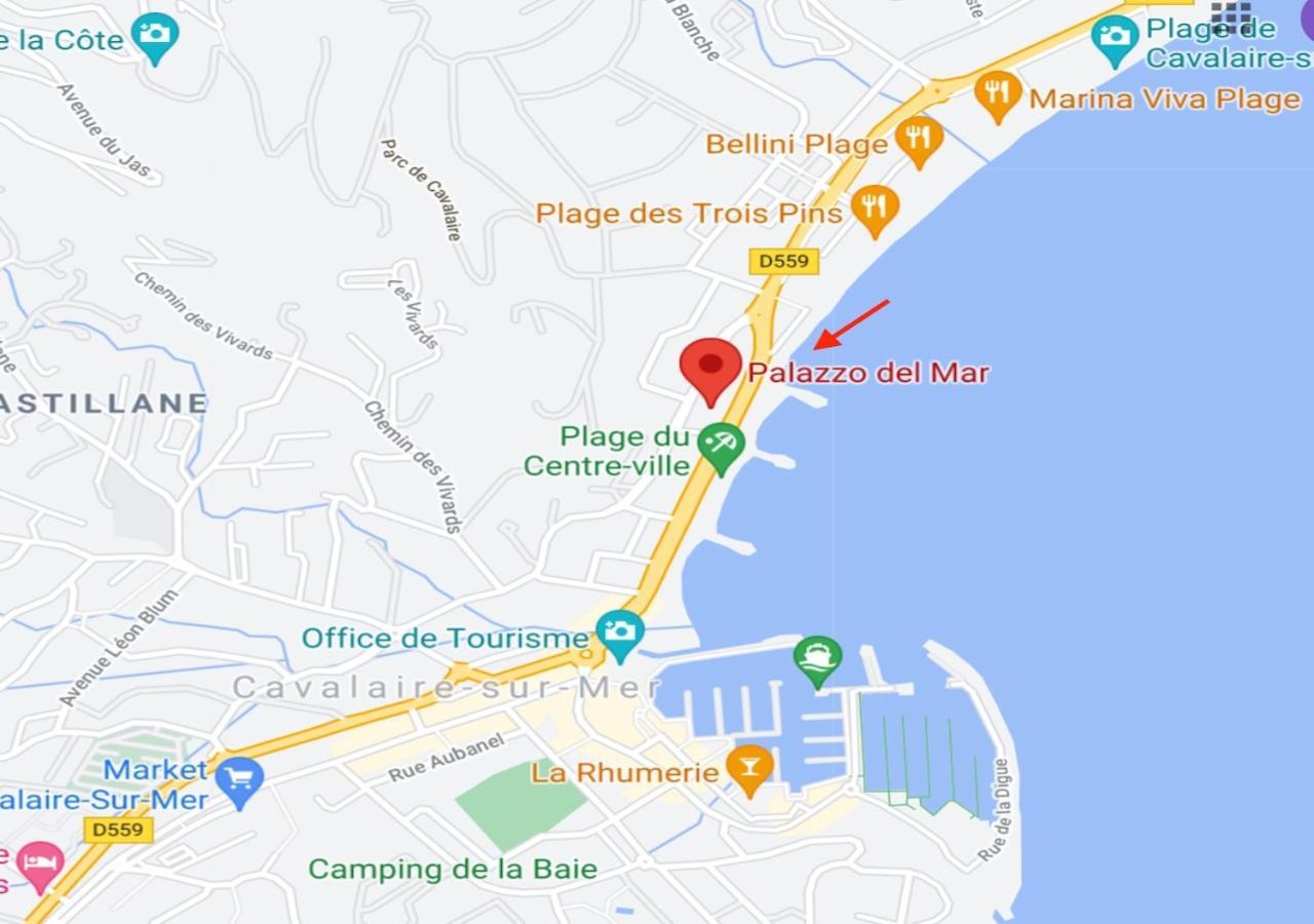 Studio 207-Front De Mer Parking Prive 滨海卡瓦莱尔 外观 照片